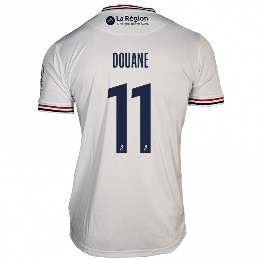 Niño Fútbol Camiseta Maïdine Douane #11 Blanco 2ª Equipación 2024/25 México