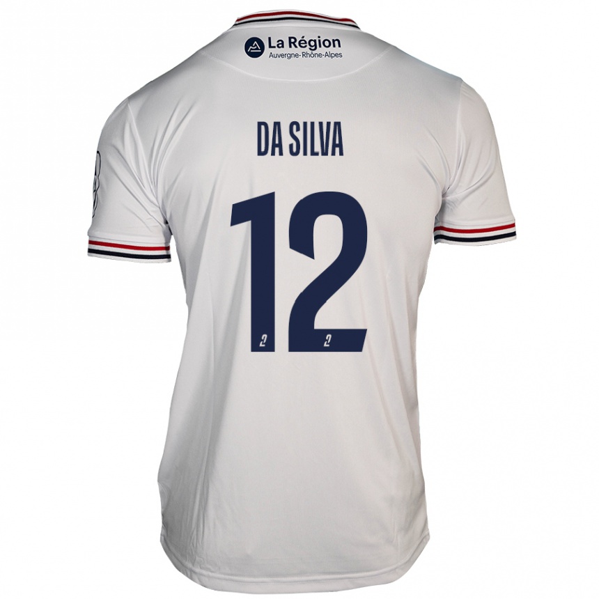 Niño Fútbol Camiseta Damien Da Silva #12 Blanco 2ª Equipación 2024/25 México