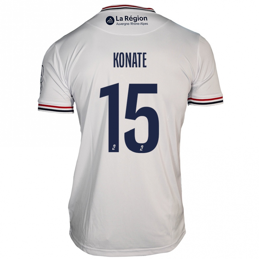 Niño Fútbol Camiseta Cheick Oumar Konaté #15 Blanco 2ª Equipación 2024/25 México