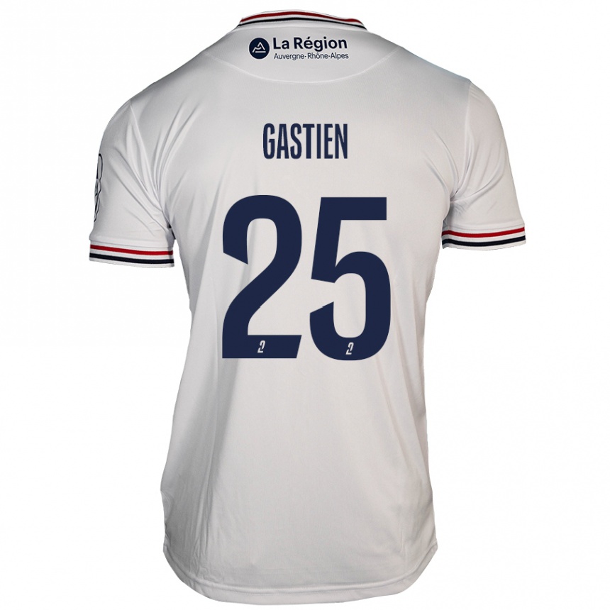 Niño Fútbol Camiseta Johan Gastien #25 Blanco 2ª Equipación 2024/25 México