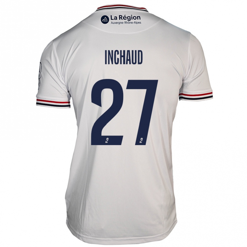 Niño Fútbol Camiseta Marks Inchaud #27 Blanco 2ª Equipación 2024/25 México