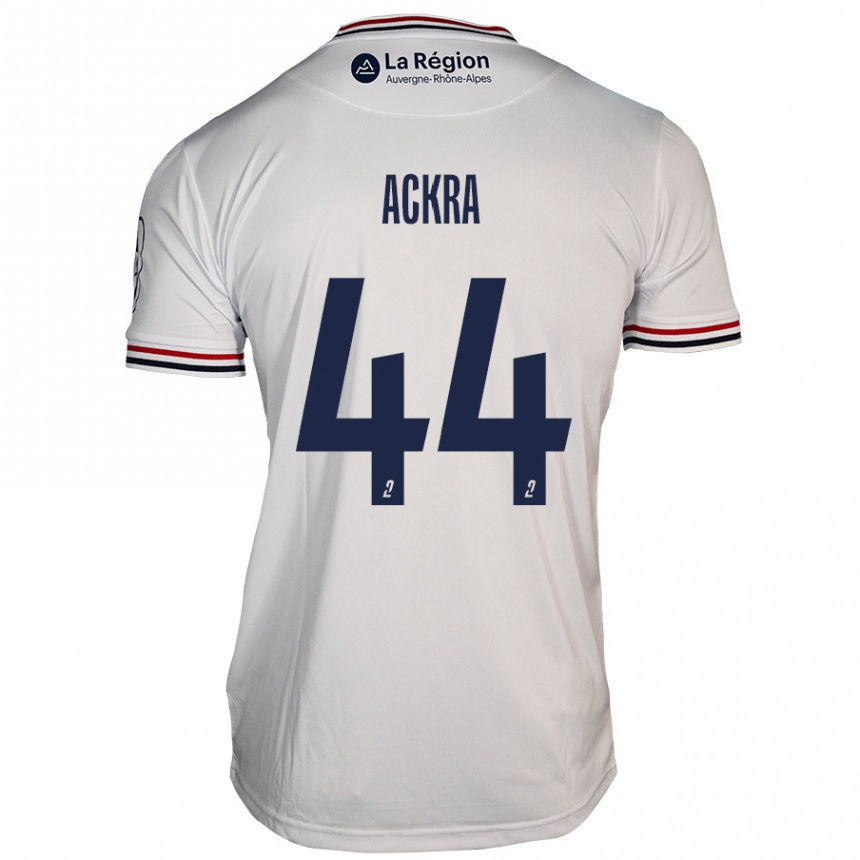 Niño Fútbol Camiseta Allan Ackra #44 Blanco 2ª Equipación 2024/25 México