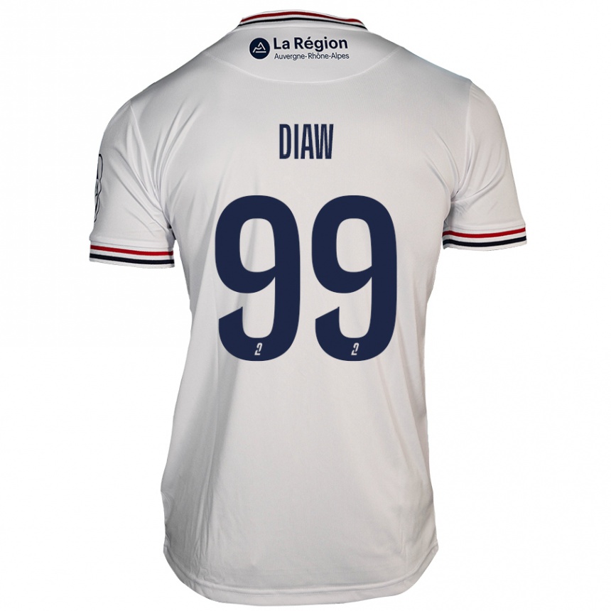 Niño Fútbol Camiseta Mory Diaw #99 Blanco 2ª Equipación 2024/25 México