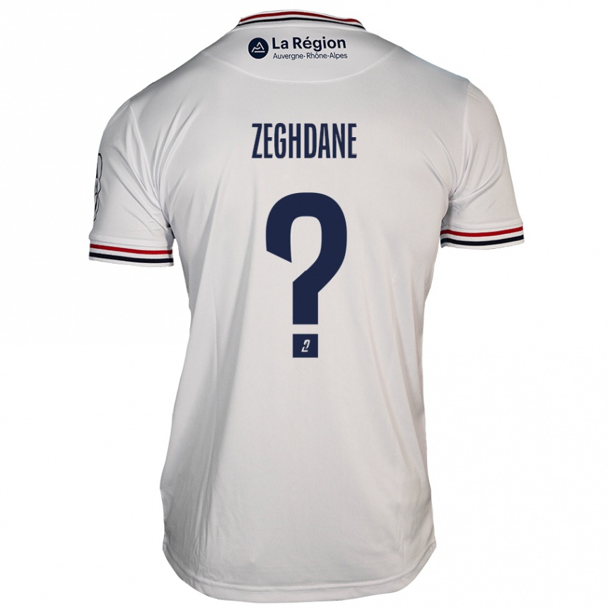 Niño Fútbol Camiseta Merwan Zeghdane #0 Blanco 2ª Equipación 2024/25 México