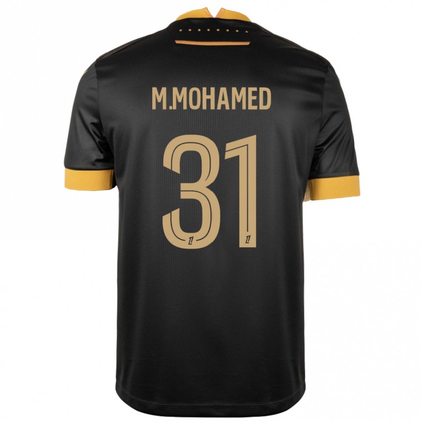 Niño Fútbol Camiseta Mostafa Mohamed #31 Negro Marrón 2ª Equipación 2024/25 México