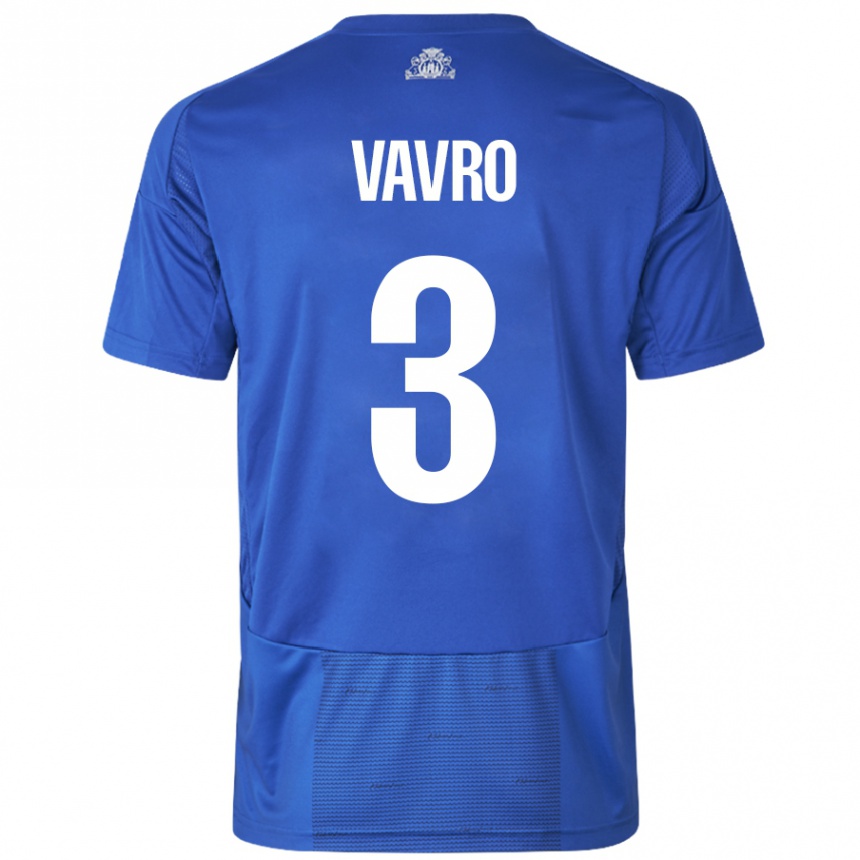 Niño Fútbol Camiseta Denis Vavro #3 Blanco Azul 2ª Equipación 2024/25 México