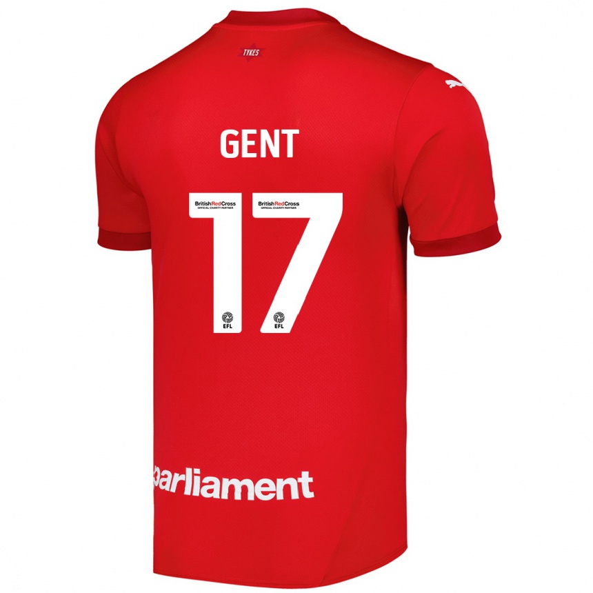 Hombre Fútbol Camiseta Georgie Gent #17 Rojo 1ª Equipación 2024/25 México