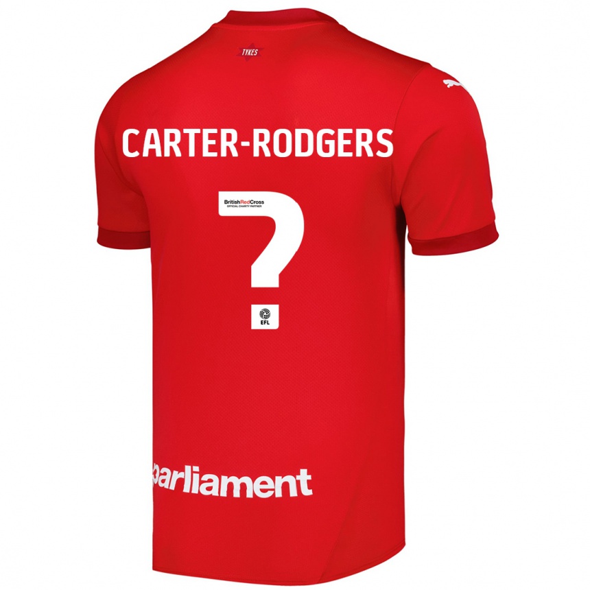 Hombre Fútbol Camiseta Trent Carter-Rodgers #0 Rojo 1ª Equipación 2024/25 México