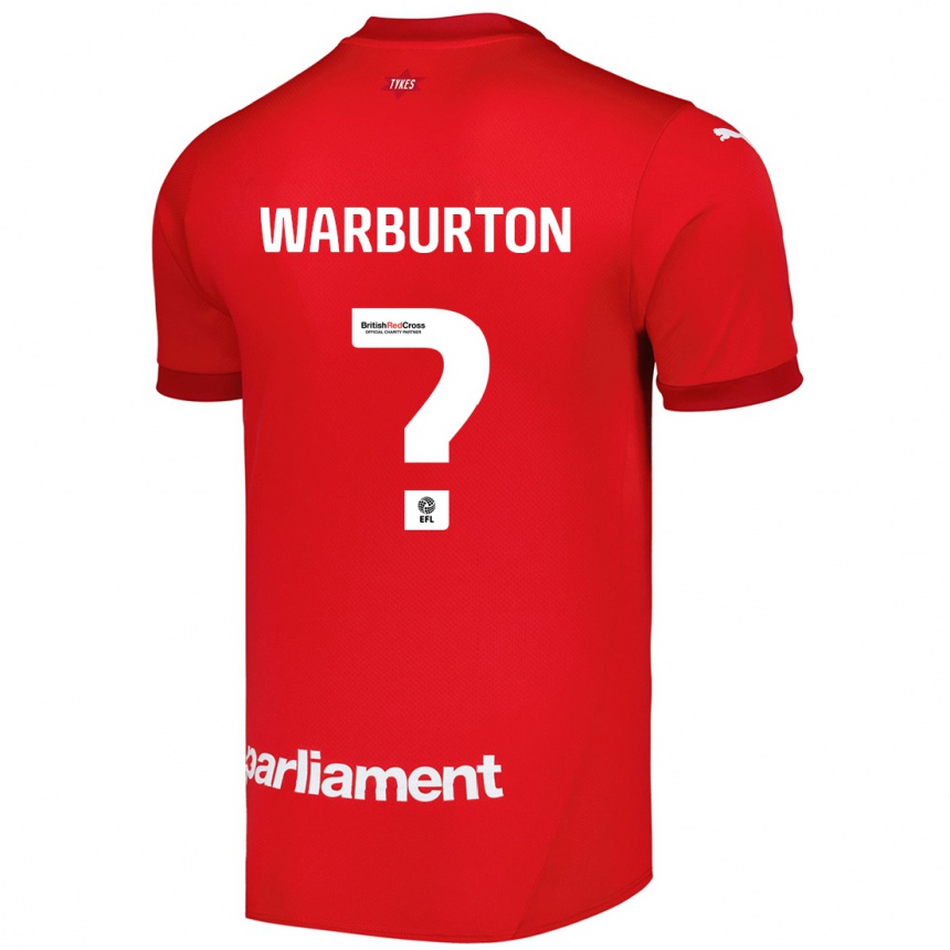 Hombre Fútbol Camiseta Owen Warburton #0 Rojo 1ª Equipación 2024/25 México