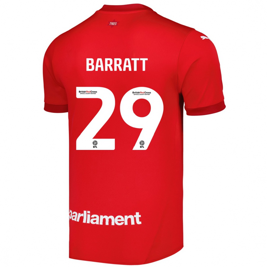 Hombre Fútbol Camiseta Connor Barratt #29 Rojo 1ª Equipación 2024/25 México