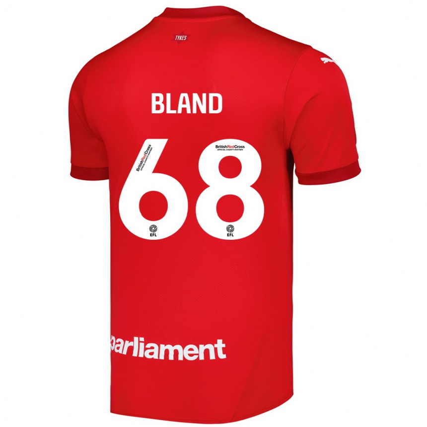 Hombre Fútbol Camiseta Jonathan Bland #68 Rojo 1ª Equipación 2024/25 México