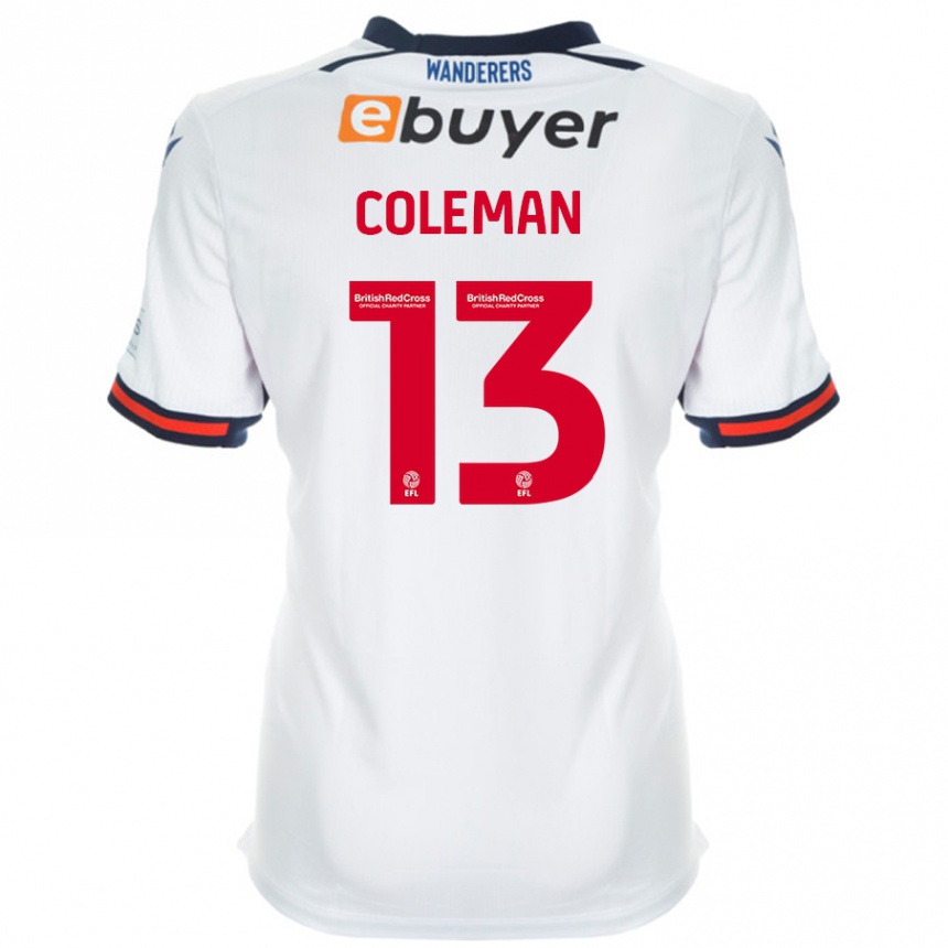 Hombre Fútbol Camiseta Joel Coleman #13 Blanco 1ª Equipación 2024/25 México