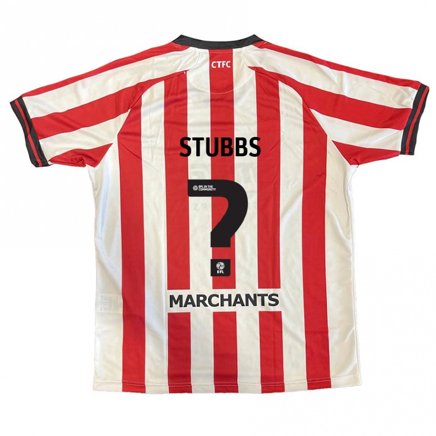 Hombre Fútbol Camiseta Sam Stubbs #0 Rojo Blanco 1ª Equipación 2024/25 México