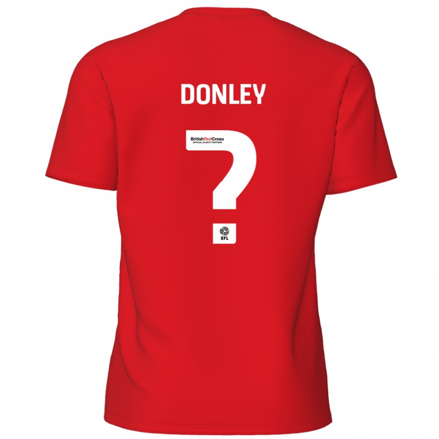 Hombre Fútbol Camiseta Jamie Donley #0 Rojo 1ª Equipación 2024/25 México