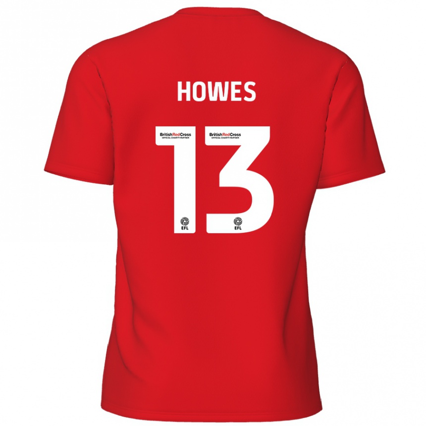 Hombre Fútbol Camiseta Sam Howes #13 Rojo 1ª Equipación 2024/25 México