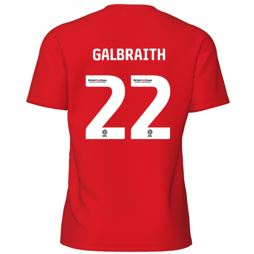 Hombre Fútbol Camiseta Ethan Galbraith #22 Rojo 1ª Equipación 2024/25 México