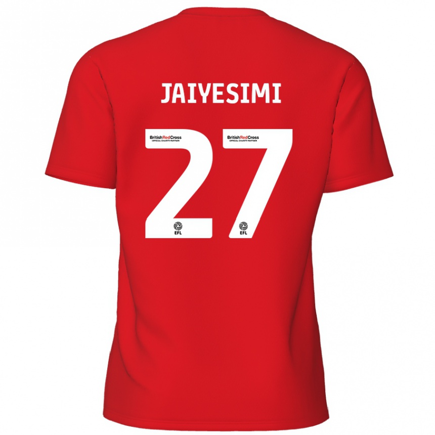 Hombre Fútbol Camiseta Diallang Jaiyesimi #27 Rojo 1ª Equipación 2024/25 México