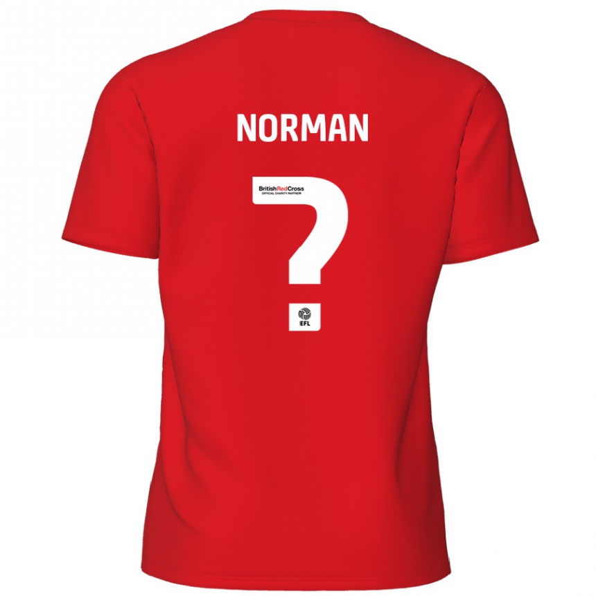 Hombre Fútbol Camiseta Freddie Norman #0 Rojo 1ª Equipación 2024/25 México