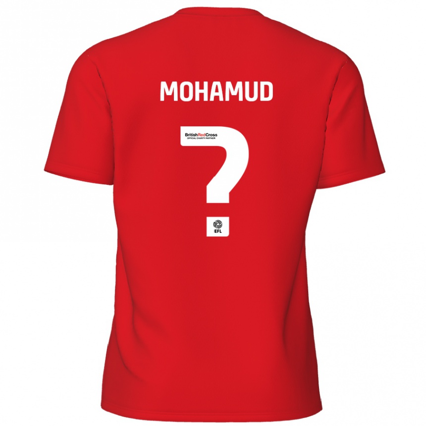 Hombre Fútbol Camiseta Abdi Mohamud #0 Rojo 1ª Equipación 2024/25 México