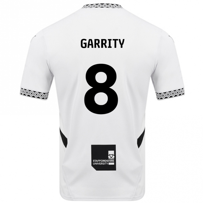 Hombre Fútbol Camiseta Ben Garrity #8 Blanco 1ª Equipación 2024/25 México