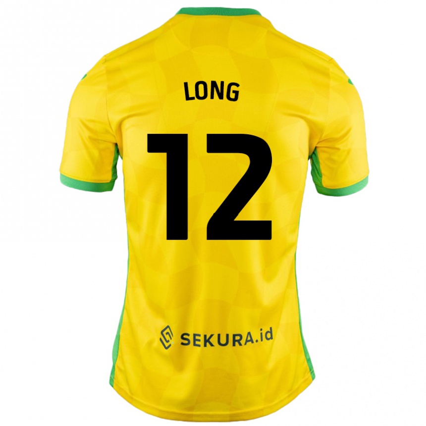 Hombre Fútbol Camiseta George Long #12 Amarillo Verde 1ª Equipación 2024/25 México