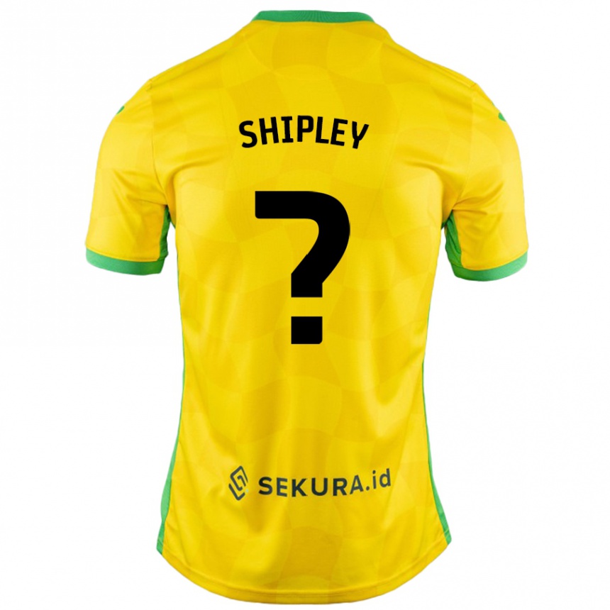 Hombre Fútbol Camiseta Lewis Shipley #0 Amarillo Verde 1ª Equipación 2024/25 México