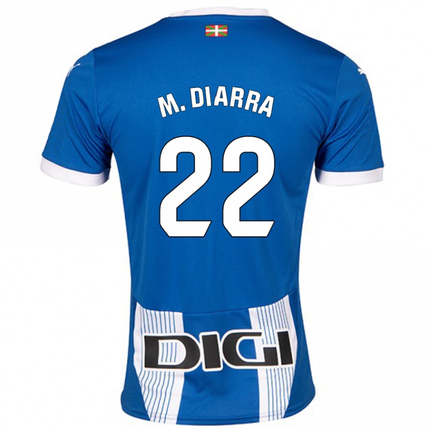 Hombre Fútbol Camiseta Moussa Diarra #22 Azul 1ª Equipación 2024/25 México