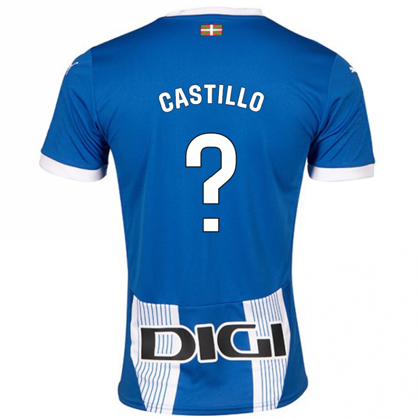 Hombre Fútbol Camiseta Adrián Castillo #0 Azul 1ª Equipación 2024/25 México