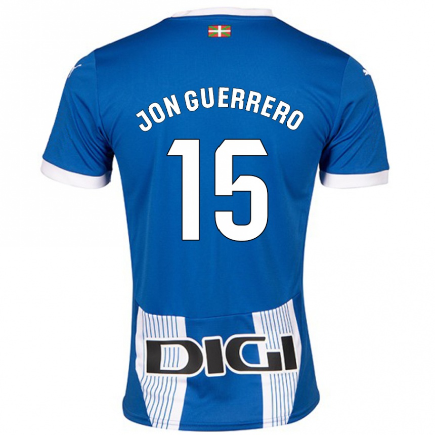 Hombre Fútbol Camiseta Julen Jon Guerrero #15 Azul 1ª Equipación 2024/25 México