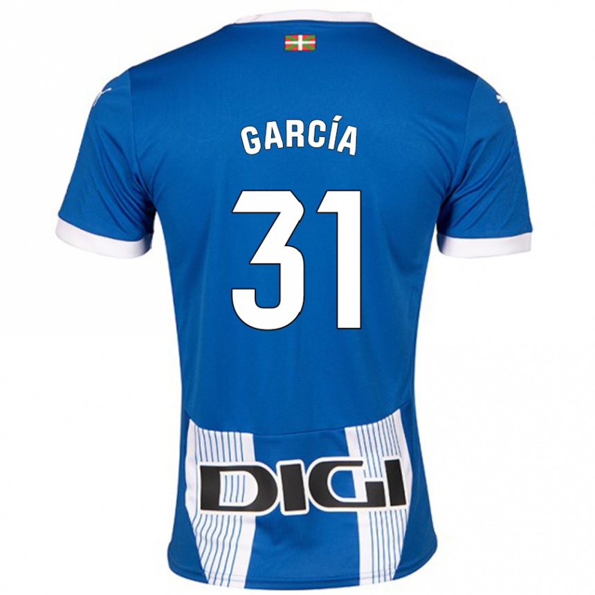 Hombre Fútbol Camiseta Gaizka García #31 Azul 1ª Equipación 2024/25 México