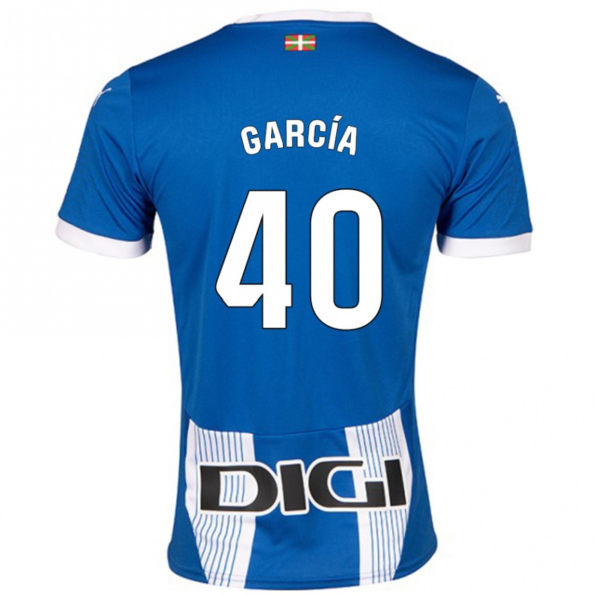 Hombre Fútbol Camiseta Álvaro García #40 Azul 1ª Equipación 2024/25 México