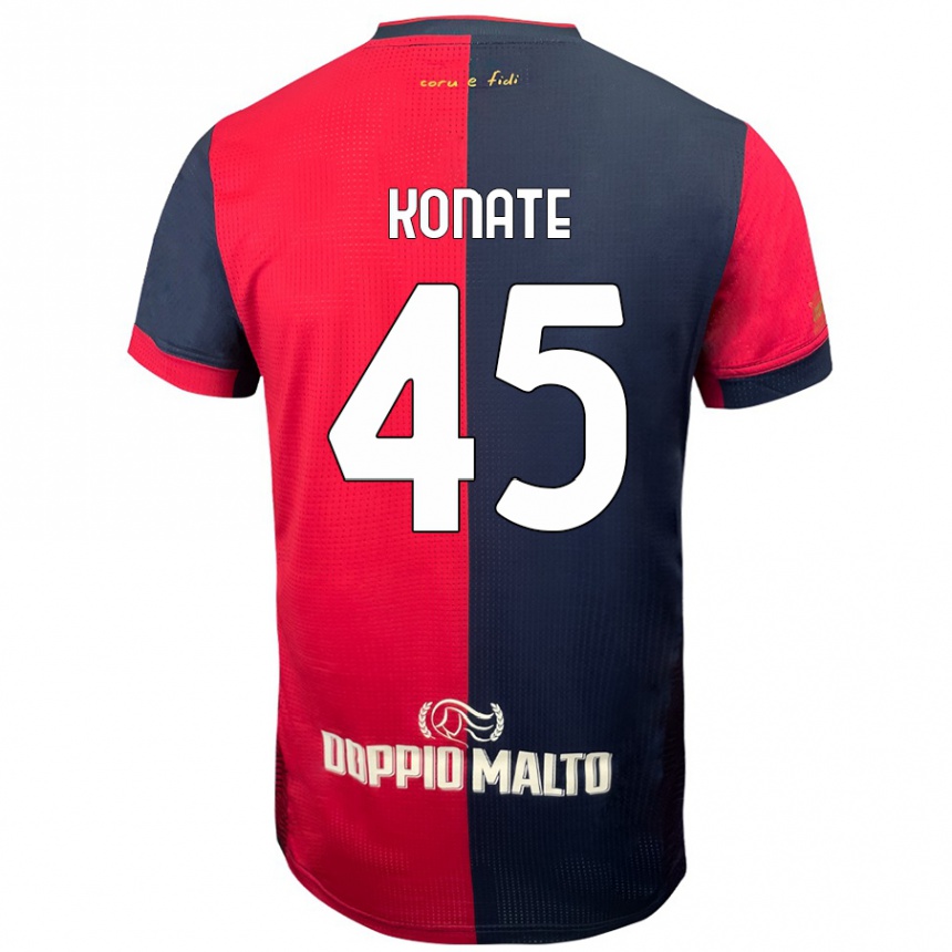 Hombre Fútbol Camiseta Ismael Konate #45 Rojo Azul Más Oscuro 1ª Equipación 2024/25 México