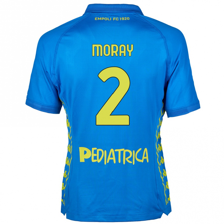 Hombre Fútbol Camiseta Jeremy Moray #2 Azul 1ª Equipación 2024/25 México