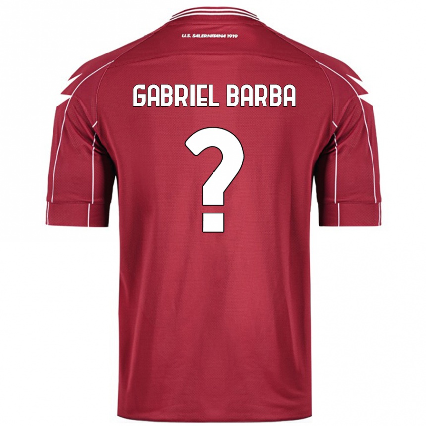 Hombre Fútbol Camiseta Luigi Gabriel Barba #0 Borgoña 1ª Equipación 2024/25 México