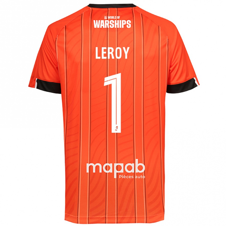 Hombre Fútbol Camiseta Benjamin Leroy #1 Naranja 1ª Equipación 2024/25 México