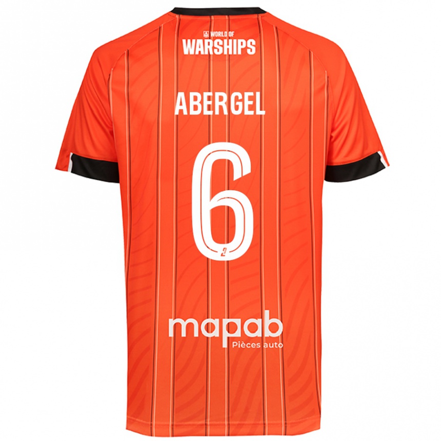 Hombre Fútbol Camiseta Laurent Abergel #6 Naranja 1ª Equipación 2024/25 México