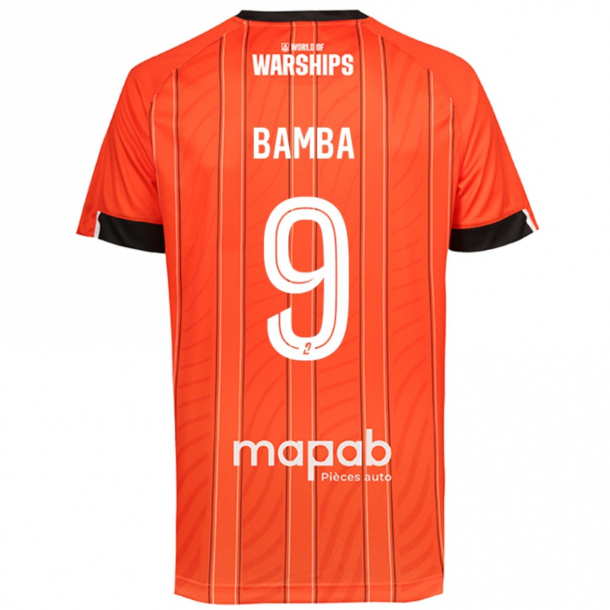 Hombre Fútbol Camiseta Mohamed Bamba #9 Naranja 1ª Equipación 2024/25 México