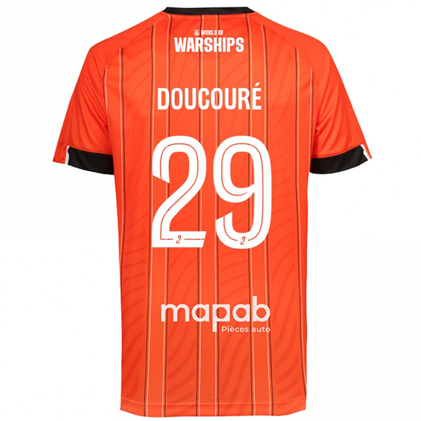 Hombre Fútbol Camiseta Siriné Doucouré #29 Naranja 1ª Equipación 2024/25 México