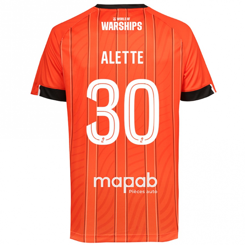 Hombre Fútbol Camiseta Gaël Alette #30 Naranja 1ª Equipación 2024/25 México