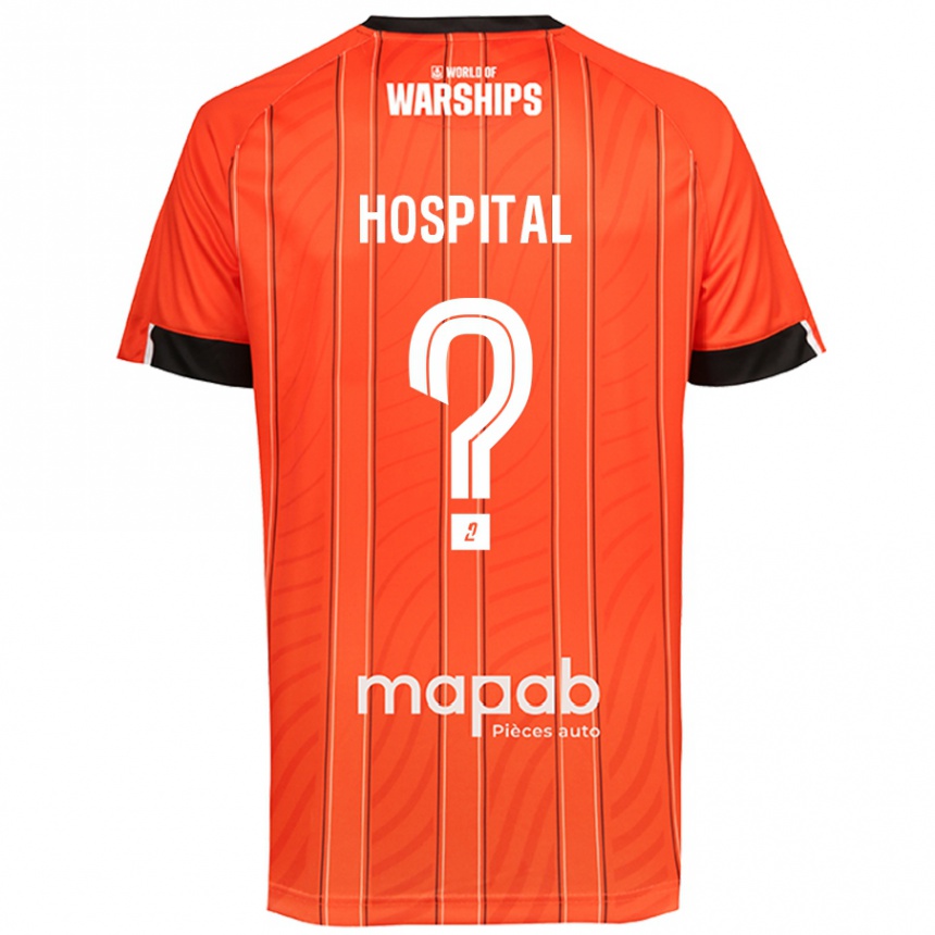 Hombre Fútbol Camiseta Alex Hospital #0 Naranja 1ª Equipación 2024/25 México