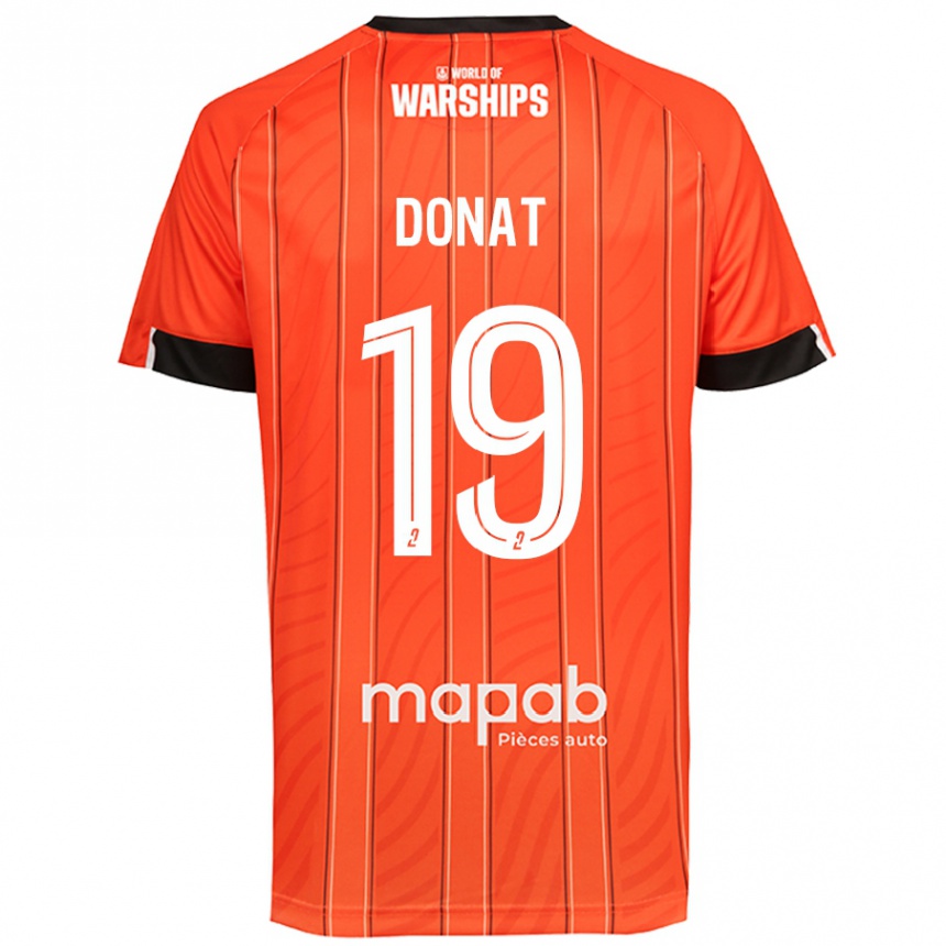 Hombre Fútbol Camiseta Noa Donat #19 Naranja 1ª Equipación 2024/25 México