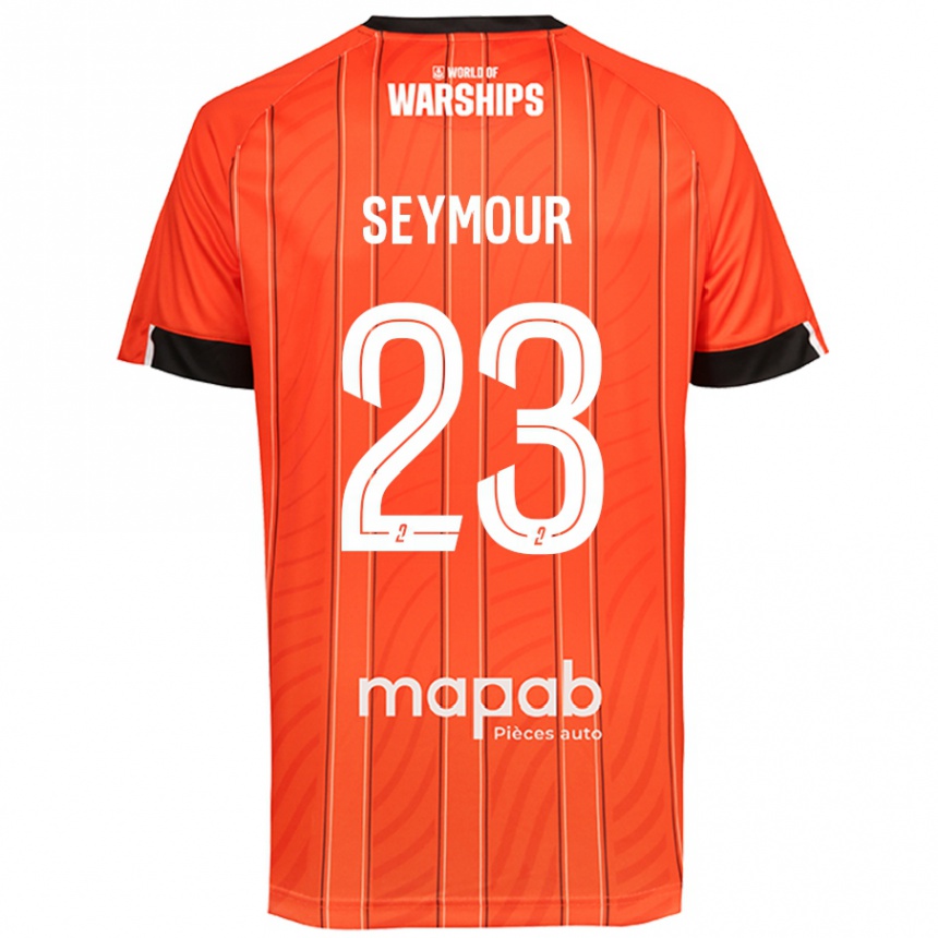 Hombre Fútbol Camiseta Brice Seymour #23 Naranja 1ª Equipación 2024/25 México