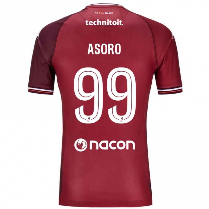 Hombre Fútbol Camiseta Joel Asoro #99 Rojo Granata 1ª Equipación 2024/25 México