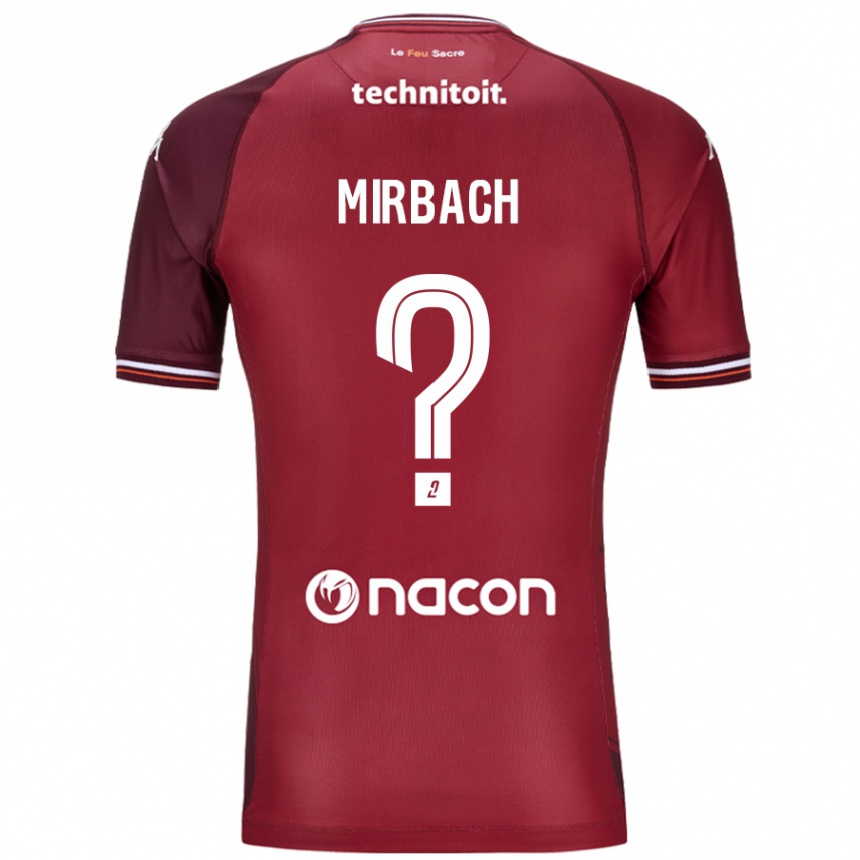 Hombre Fútbol Camiseta Alexis Mirbach #0 Rojo Granata 1ª Equipación 2024/25 México