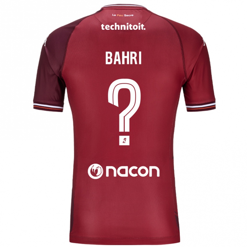 Hombre Fútbol Camiseta Wassim Bahri #0 Rojo Granata 1ª Equipación 2024/25 México