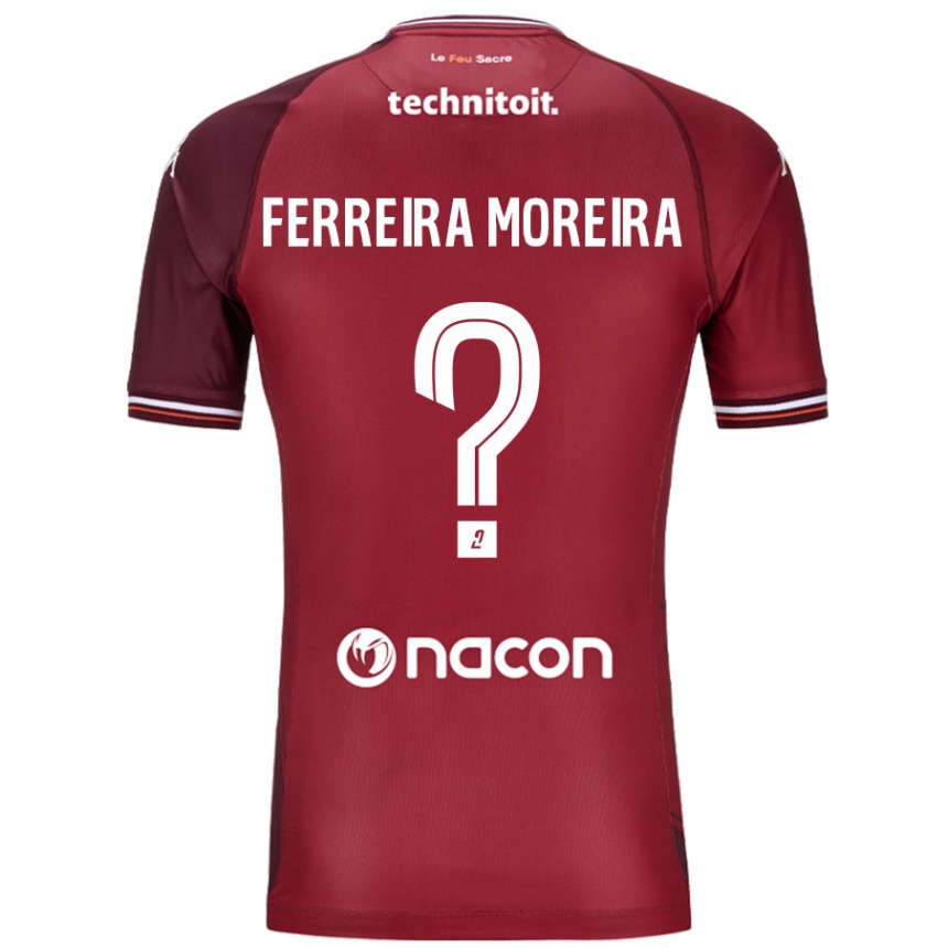 Hombre Fútbol Camiseta Ruben Ferreira Moreira #0 Rojo Granata 1ª Equipación 2024/25 México