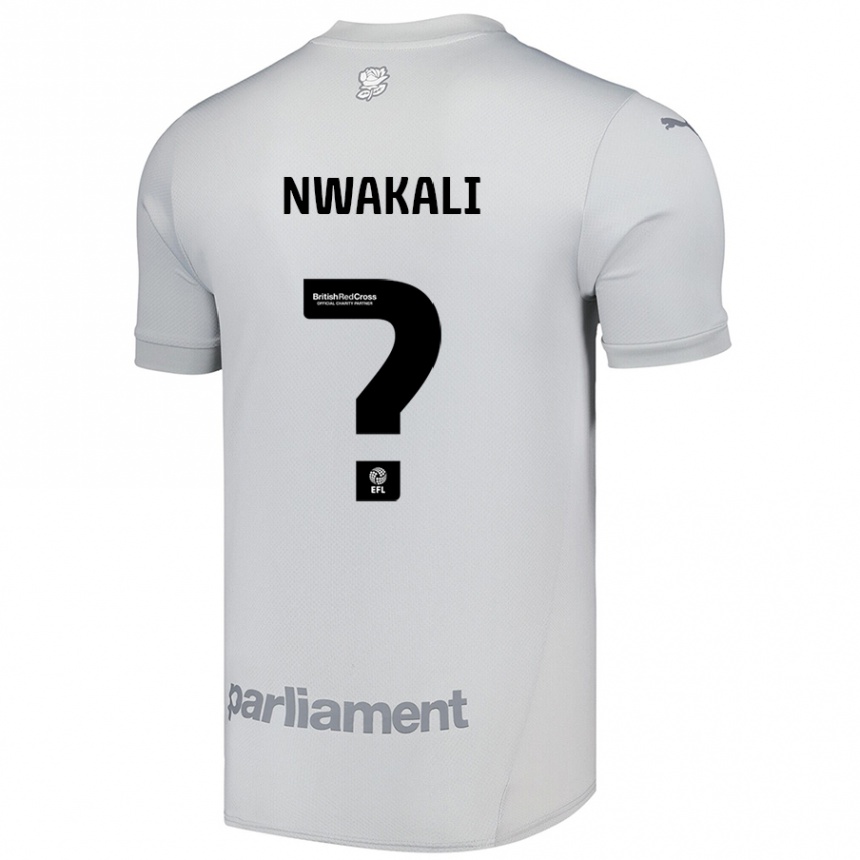 Hombre Fútbol Camiseta Kelechi Nwakali #0 Gris Plata 2ª Equipación 2024/25 México