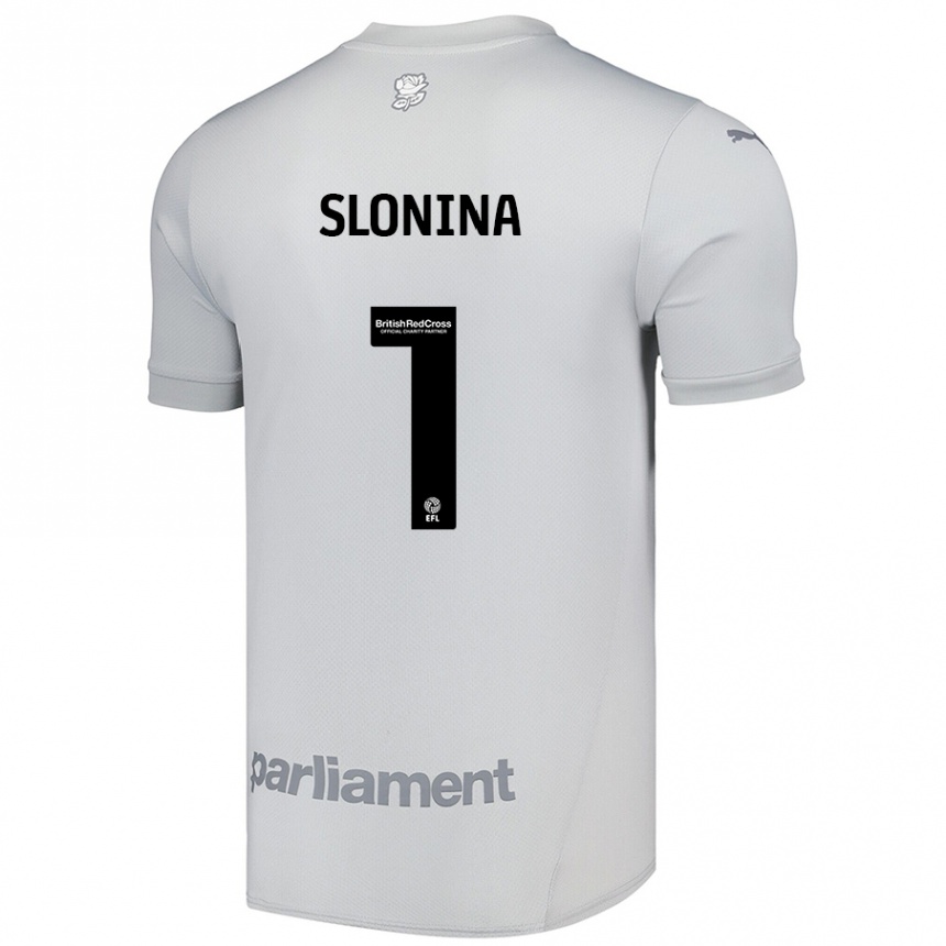 Hombre Fútbol Camiseta Gabriel Slonina #1 Gris Plata 2ª Equipación 2024/25 México