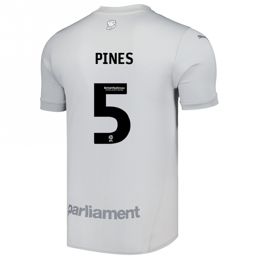 Hombre Fútbol Camiseta Donovan Pines #5 Gris Plata 2ª Equipación 2024/25 México