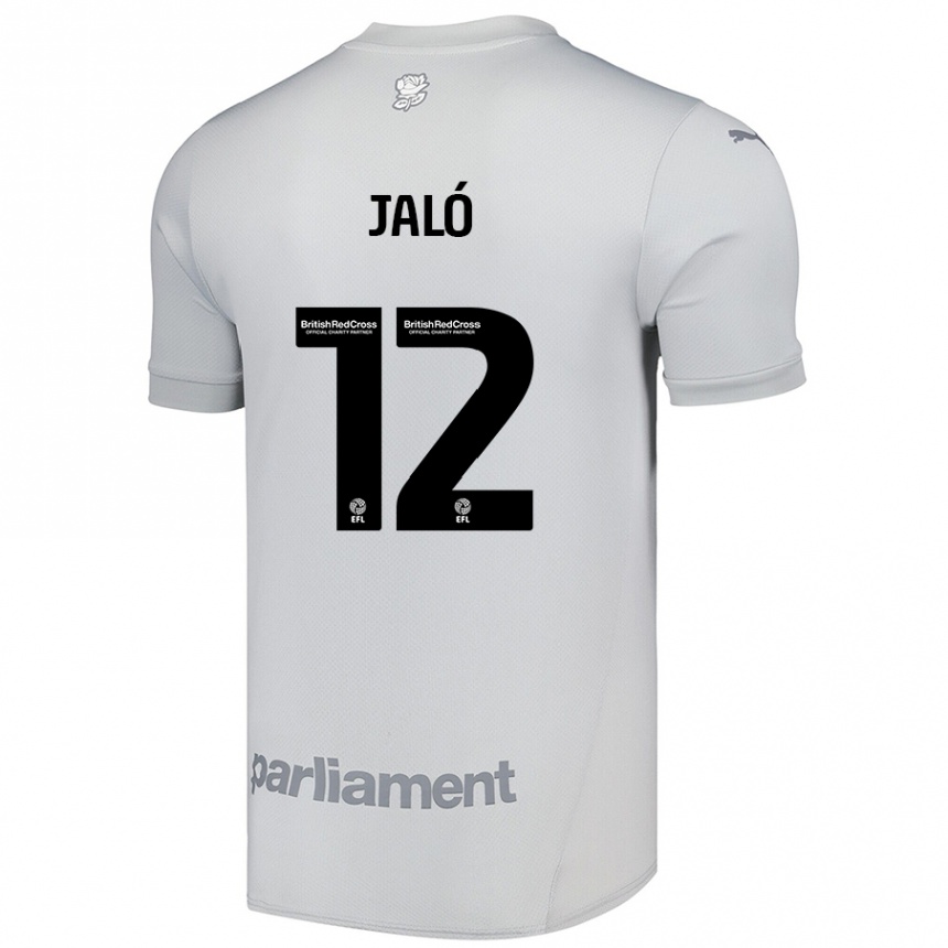 Hombre Fútbol Camiseta Fábio Jaló #12 Gris Plata 2ª Equipación 2024/25 México